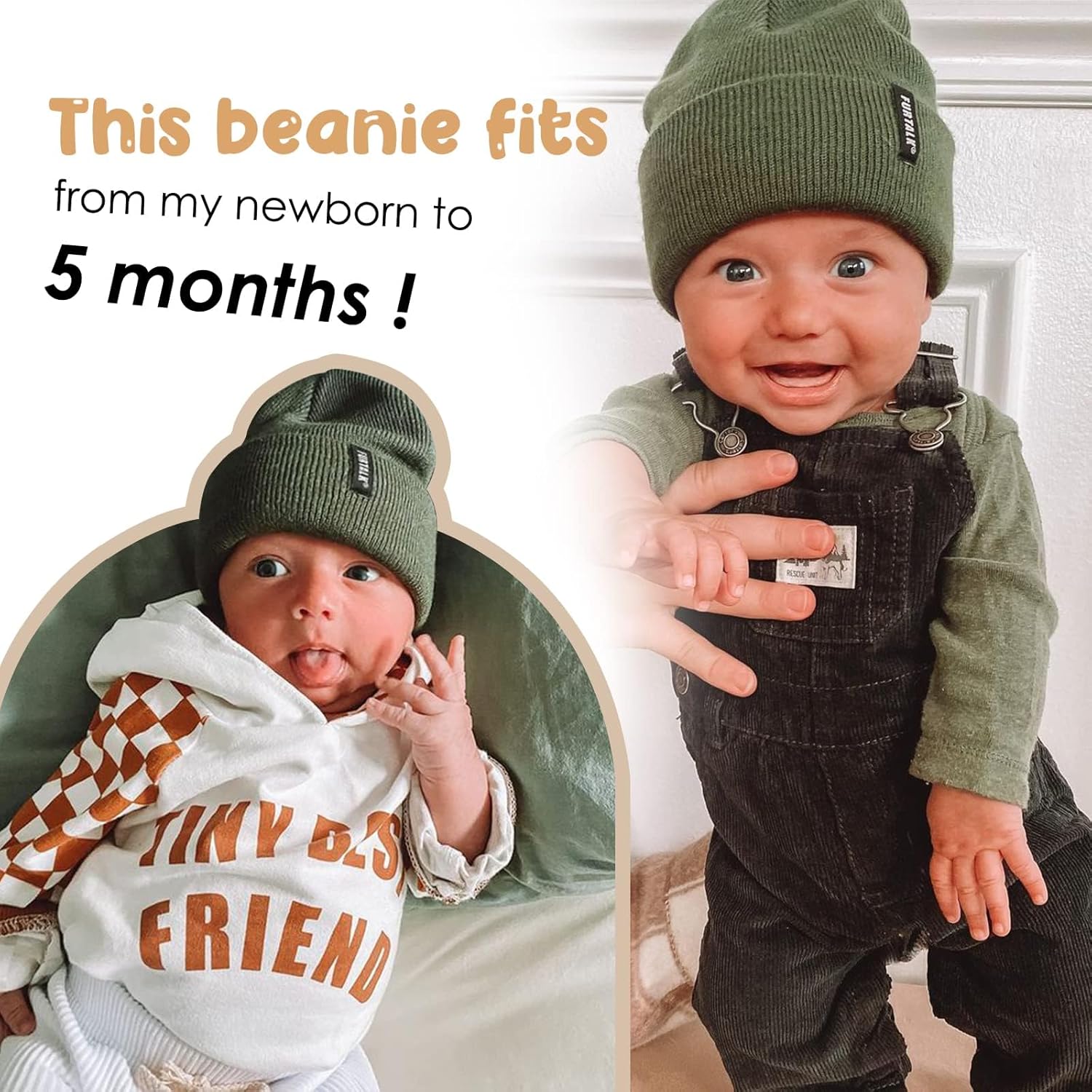 Thumbnail 2 de FURTALK Unisex Baby Wintermütze 3 Größen