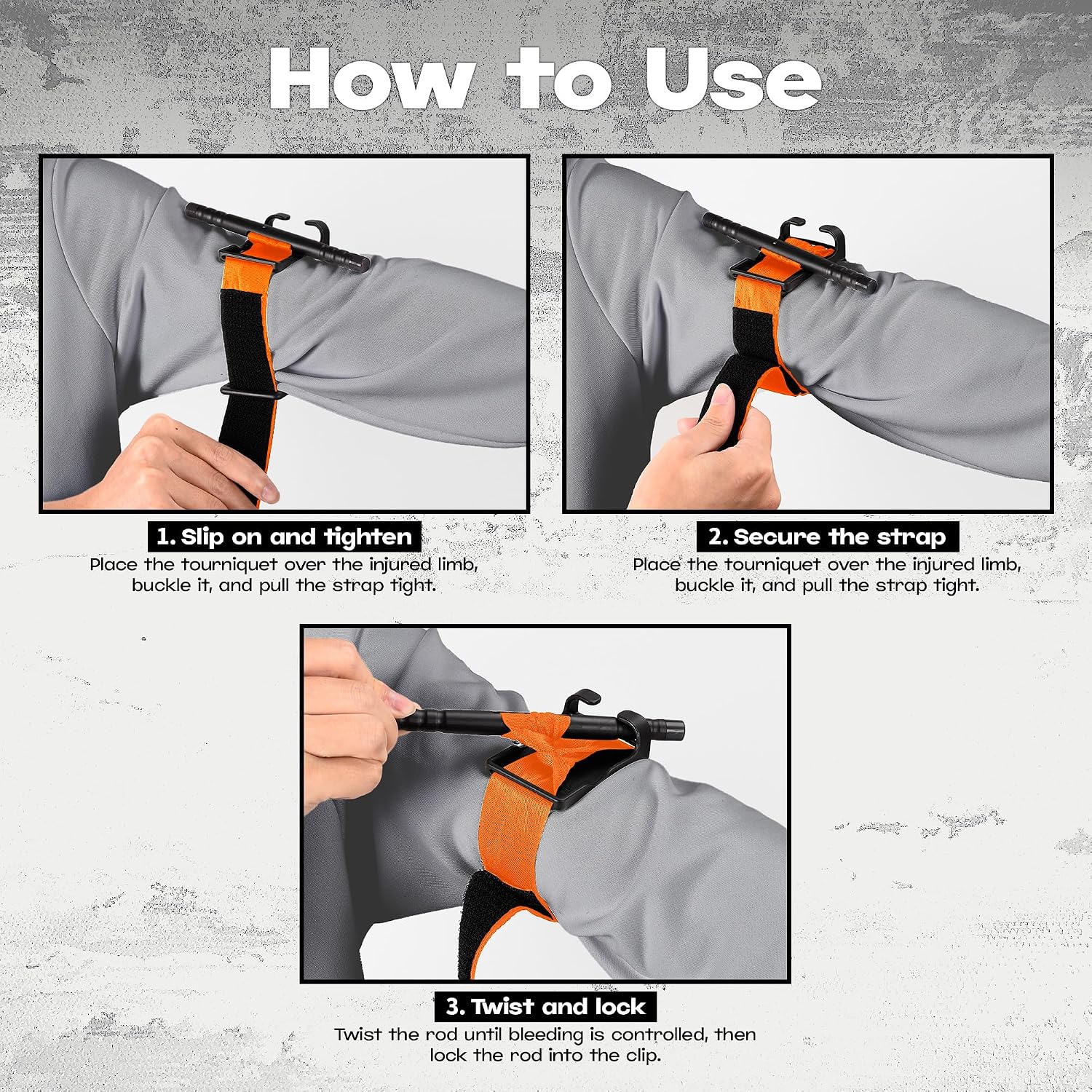 Thumbnail 6 de Qen Tourniquet for Severe Bleeding Control (One-Hand Operation)