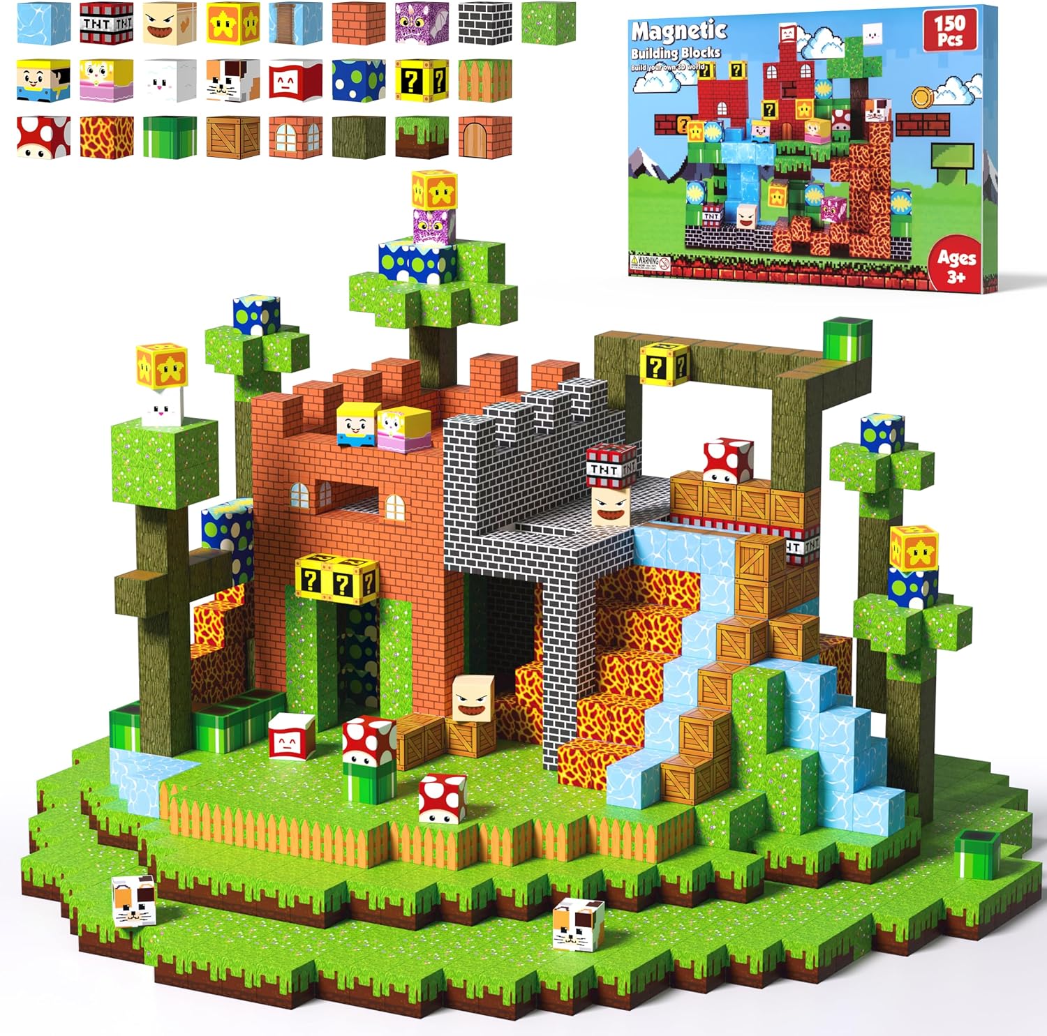 Detalle de Innovakids Magnetic Blocks 150 pcs STEM