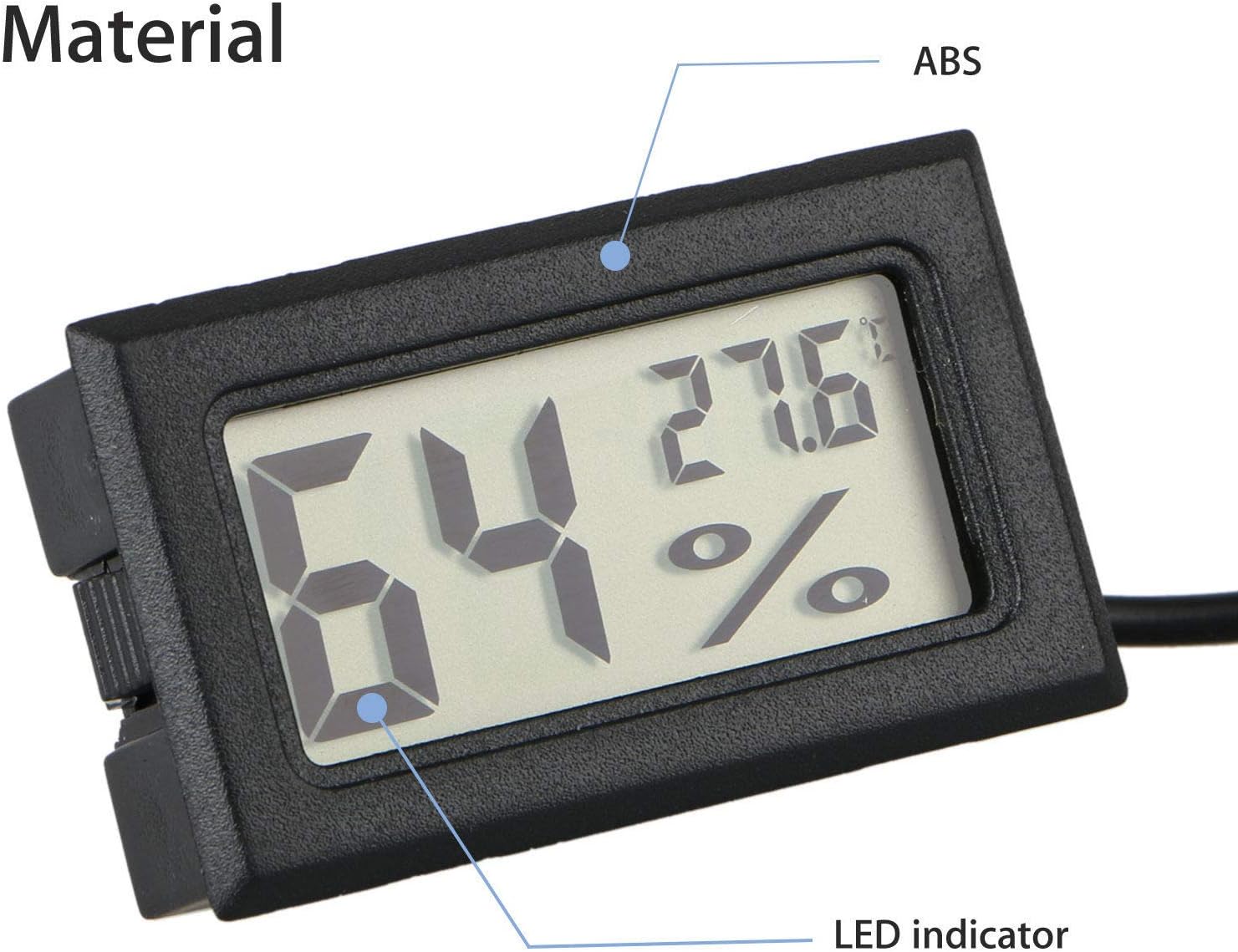 Thumbnail 6 de INRIGOROUS Digital Thermometer Hygrometer 2 Pack