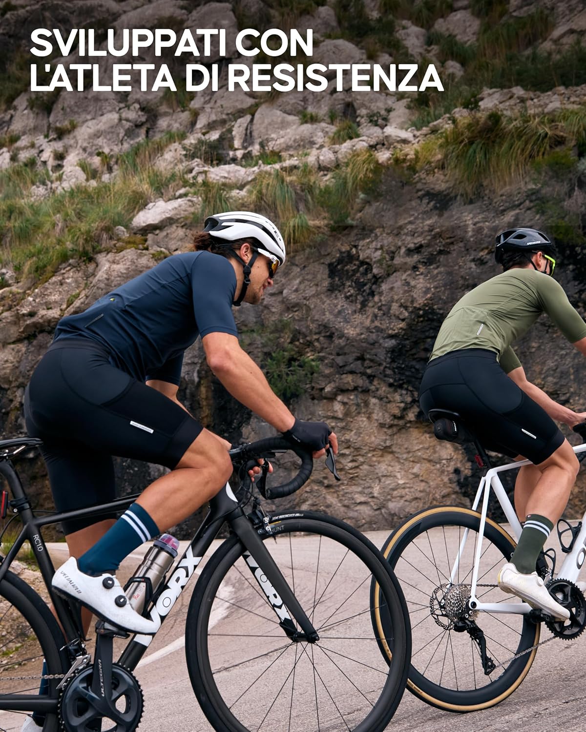 Thumbnail 4 de DANISH ENDURANCE Calzini Uomo Ciclismo traspiranti e imbottiti (estive) – 3 o 5 paia