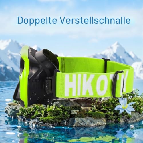 Detalle de HIKOTEY Kinder Taucherbrille mit Stoffband – 180° Panorama, Anti-Nebel, Anti-Leck