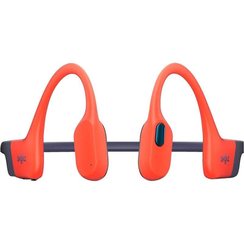 Detalle 2 de Auriculares Shokz OpenSwim Pro inalámbricos Bluetooth 5.4 rojos resistentes al agua