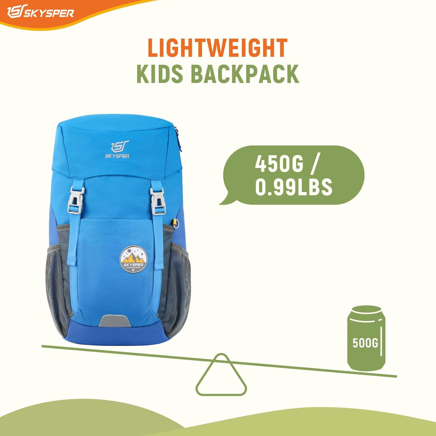 Detalle 2 de SKYSPER Wanderrucksack Kinder 15L