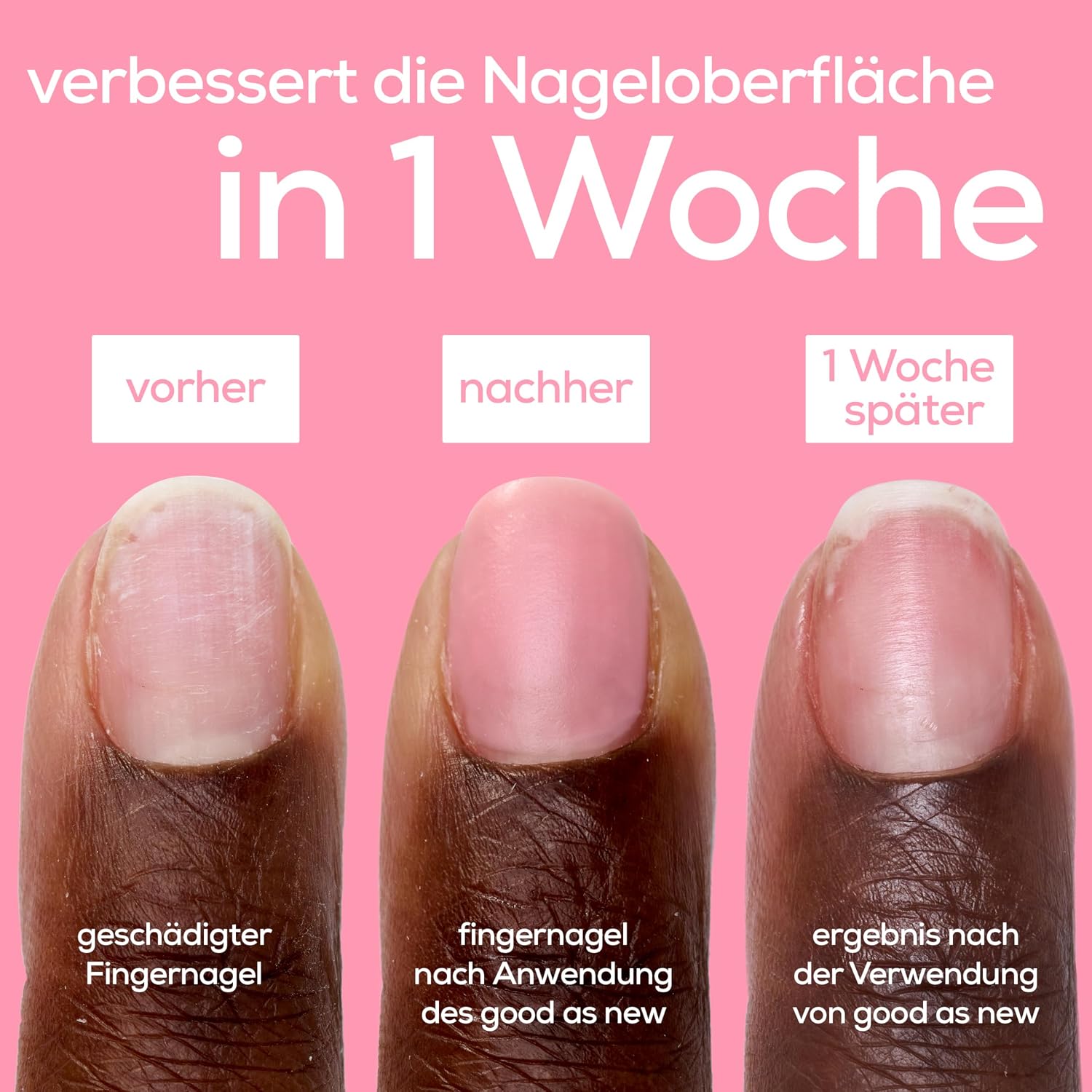 Detalle de essie Professional Nail Perfector Pink – Nail Perfector zum Stärken, Schützen und Pflegen