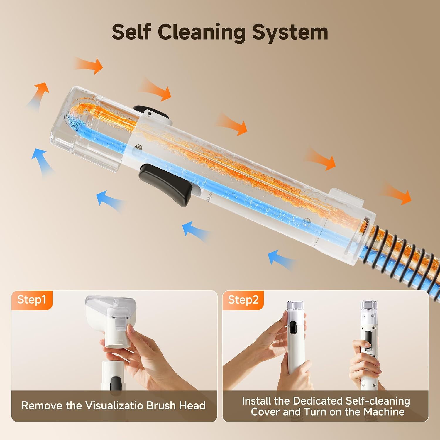 Thumbnail 6 de uwant Y100OXY Portable Carpet Cleaner, 18Kpa Suction and Pet Pro Solution