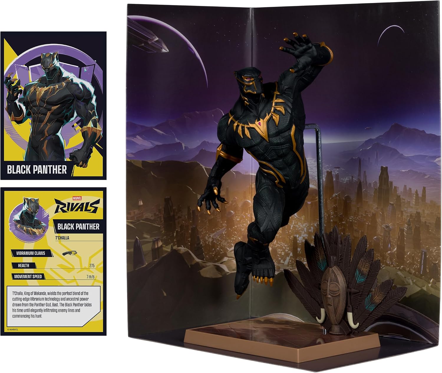 Detalle 1 de McFarlane Marvel Rivals Collection 1/6 Black Panther – figurka akcji 30 cm