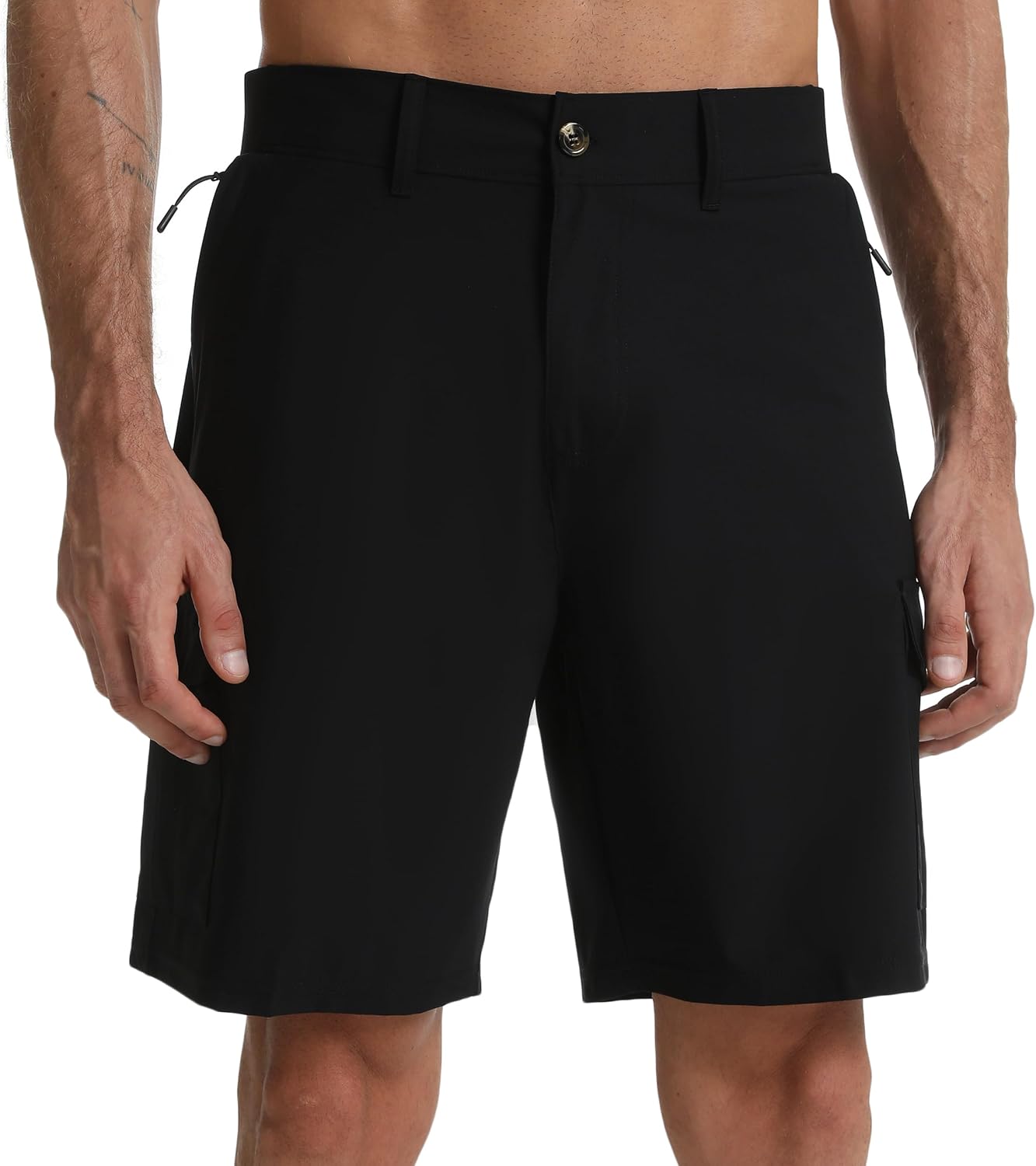 Detalle de Men's Quick-Dry Hiking Cargo Shorts, 9-Inch