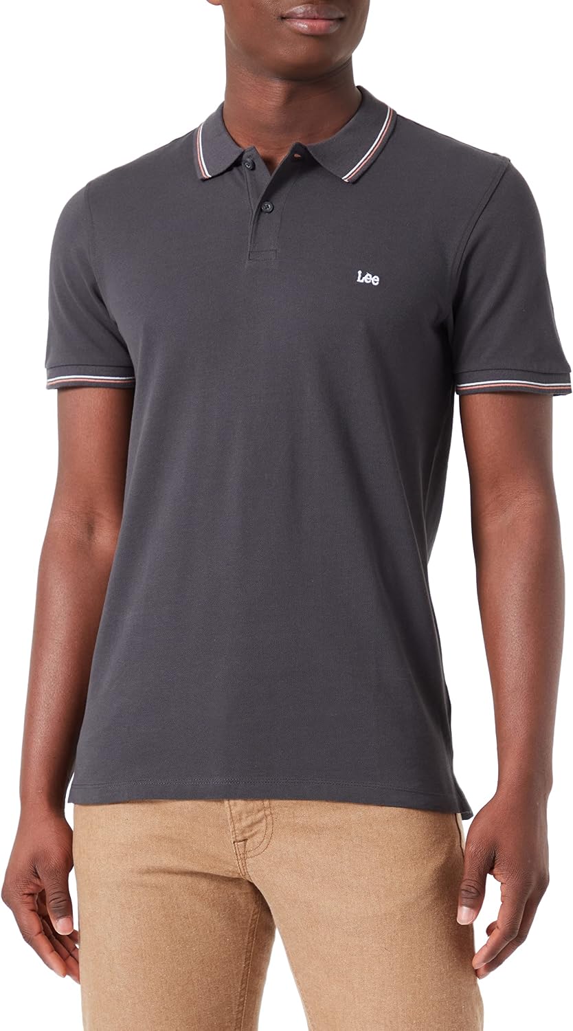 Detalle 2 de Lee Polo in piqué Uomo: comfort e stile per ogni occasione