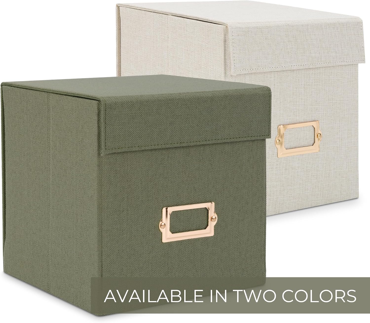 Thumbnail 6 de ZICOTO zic-greetbox-ivory_24-058a Greeting Card Organizer, Ivory Linen