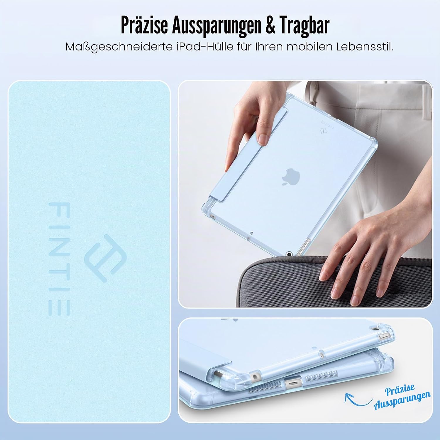Thumbnail 6 de Fintie iPad Hülle 10,2 Zoll 9. Generation Blau