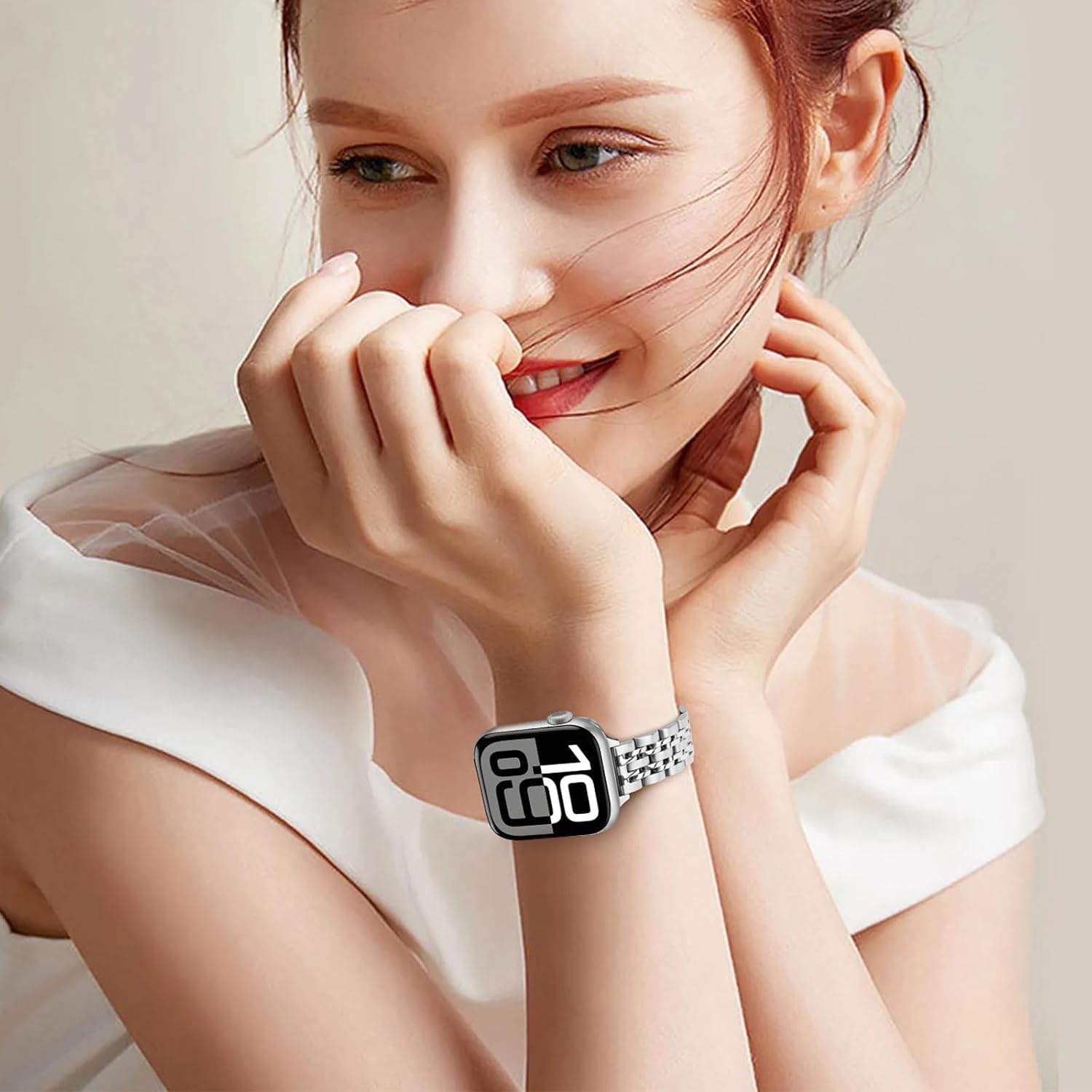 Detalle 2 de Anlinser Metal Strap for Apple Watch 42mm