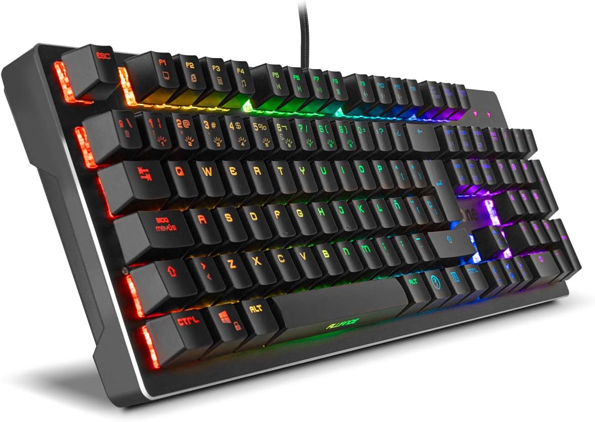 Detalle de Ozone Gaming Keyboard Alliance – OZALLIANCESP: Mechanische Hybridtastatur für präzises Gaming