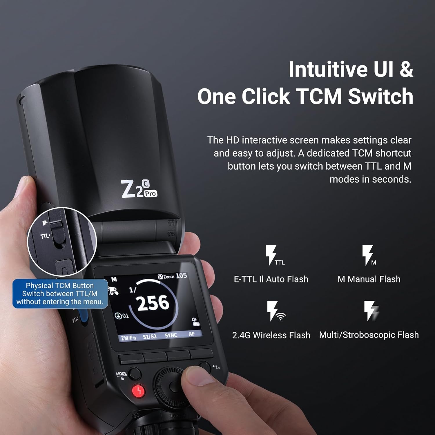 Thumbnail 3 de NEEWER Z2PRO-C 2.4G TTL Round Head Flash: A Practical Look for Canon Shooters
