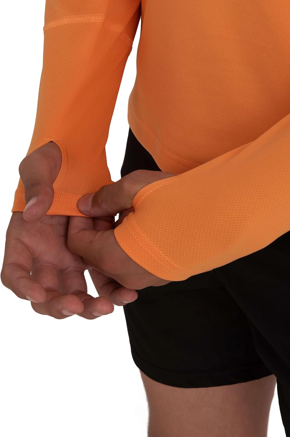 Detalle 2 de TCA Element Maglia da Corsa a Manica Lunga per Bambino – DT Tecnologia D.R.Y. e Zip di copertura