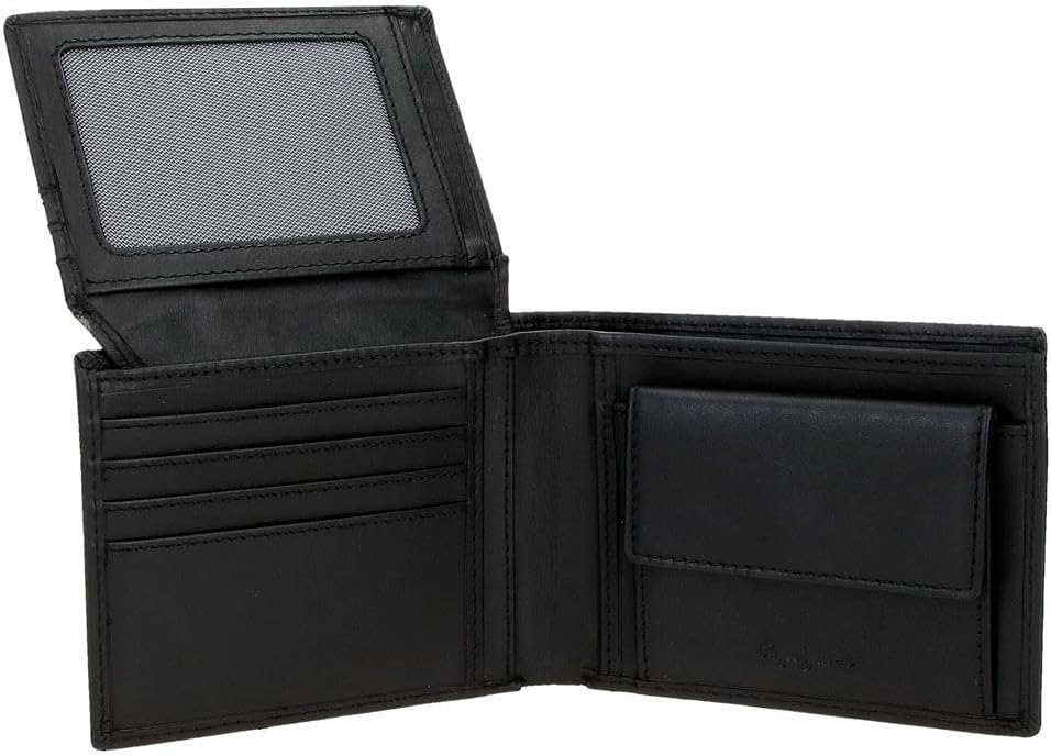 Detalle de Pepe Jeans Luton Portefeuille avec Porte-Cartes — cuir RFID, compact et organisé