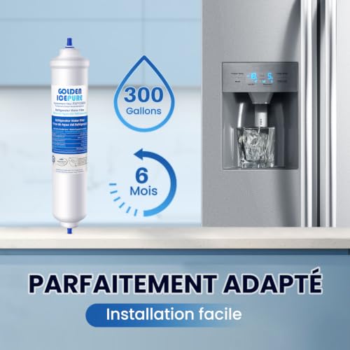 Thumbnail 5 de GOLDEN ICEPURE Filtre à eau pour réfrigérateur — Compatible Samsung et LG (2 pièces)