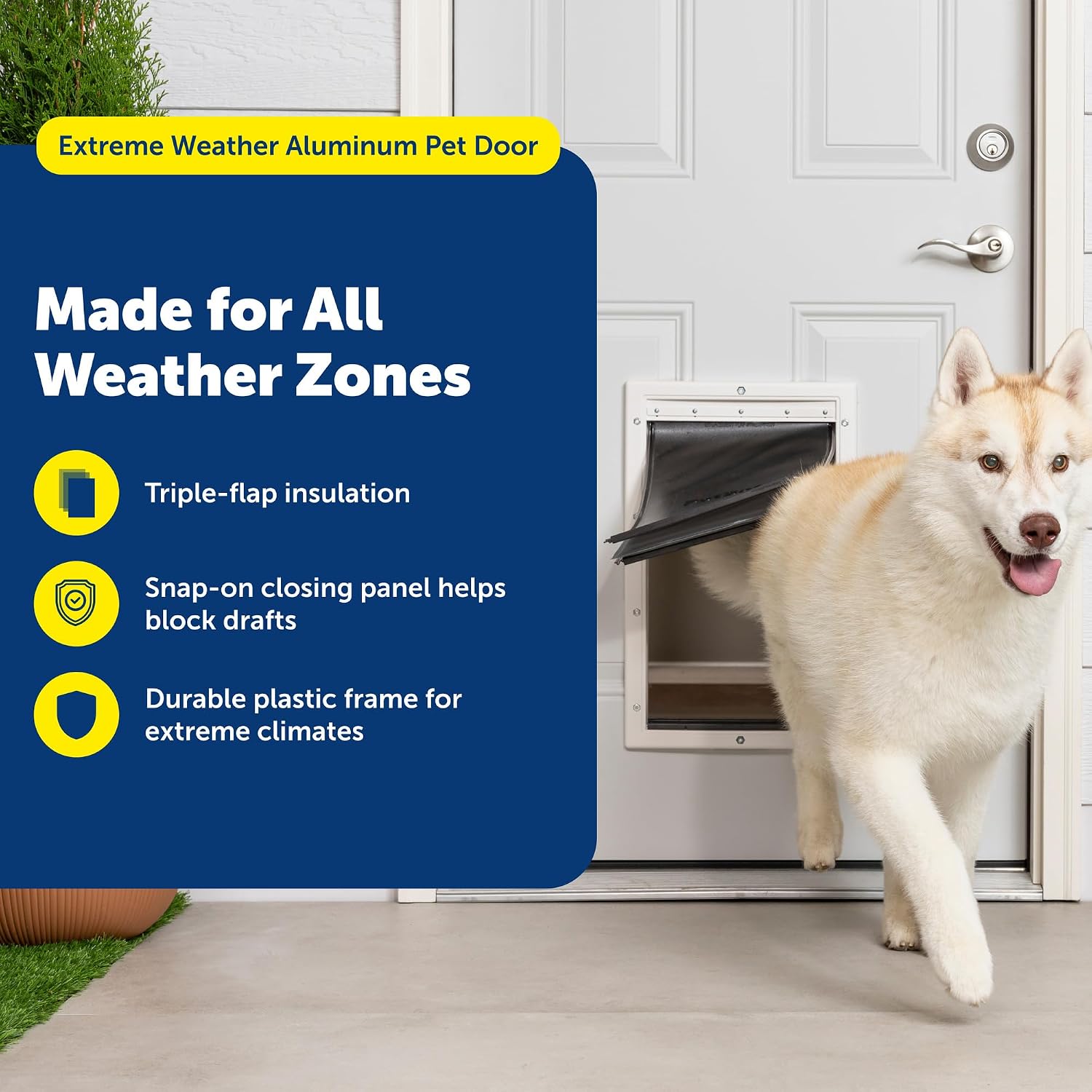 Detalle de PetSafe Plastic Pet Door, Large