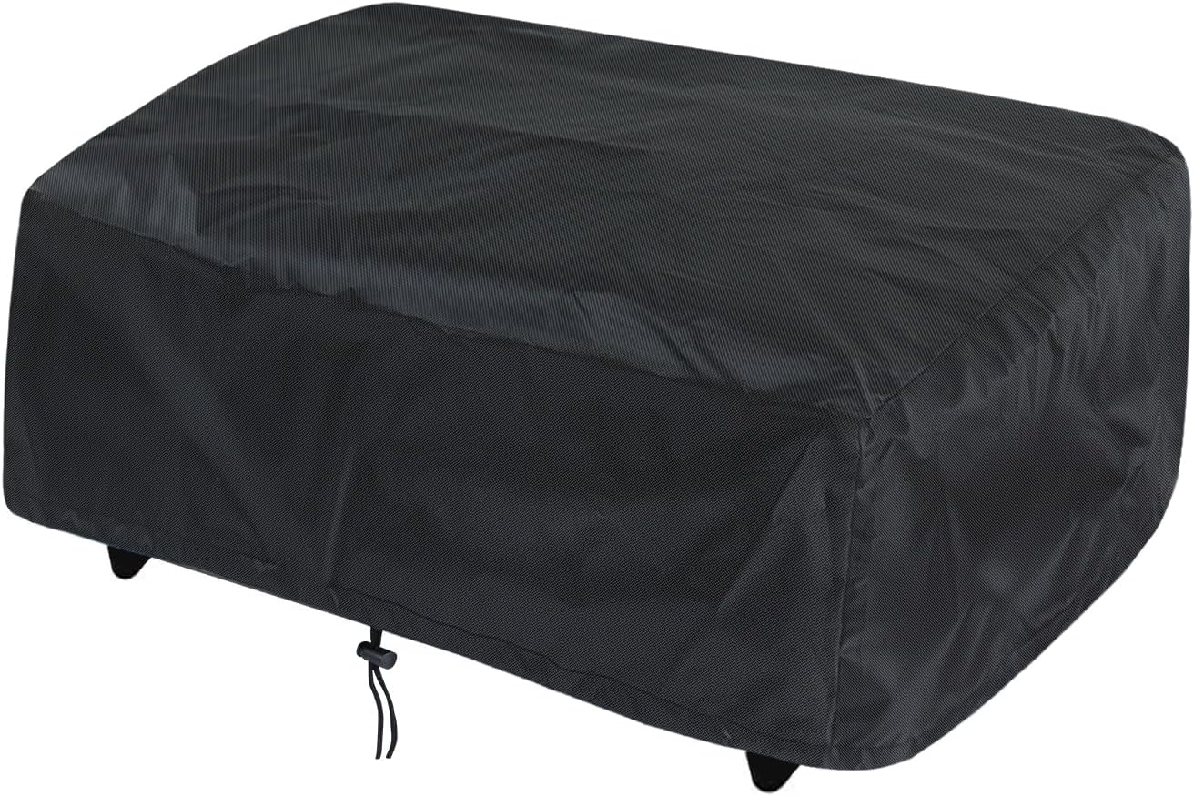 Detalle de bruwaa beschermhoes voor plancha 80 x 60 x 25 cm, 420D Oxford, zwart