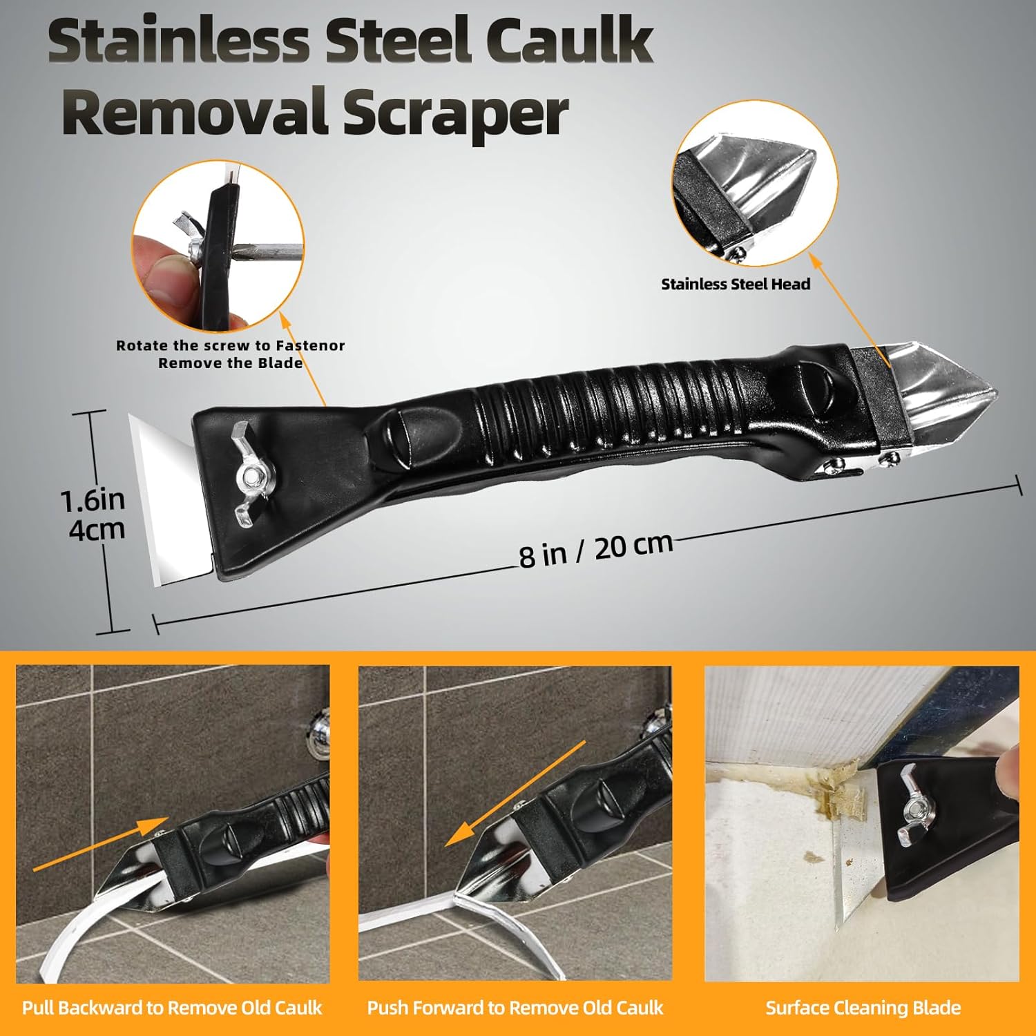 Detalle 2 de Caulk Tool Kit for Removal and Application 🛠