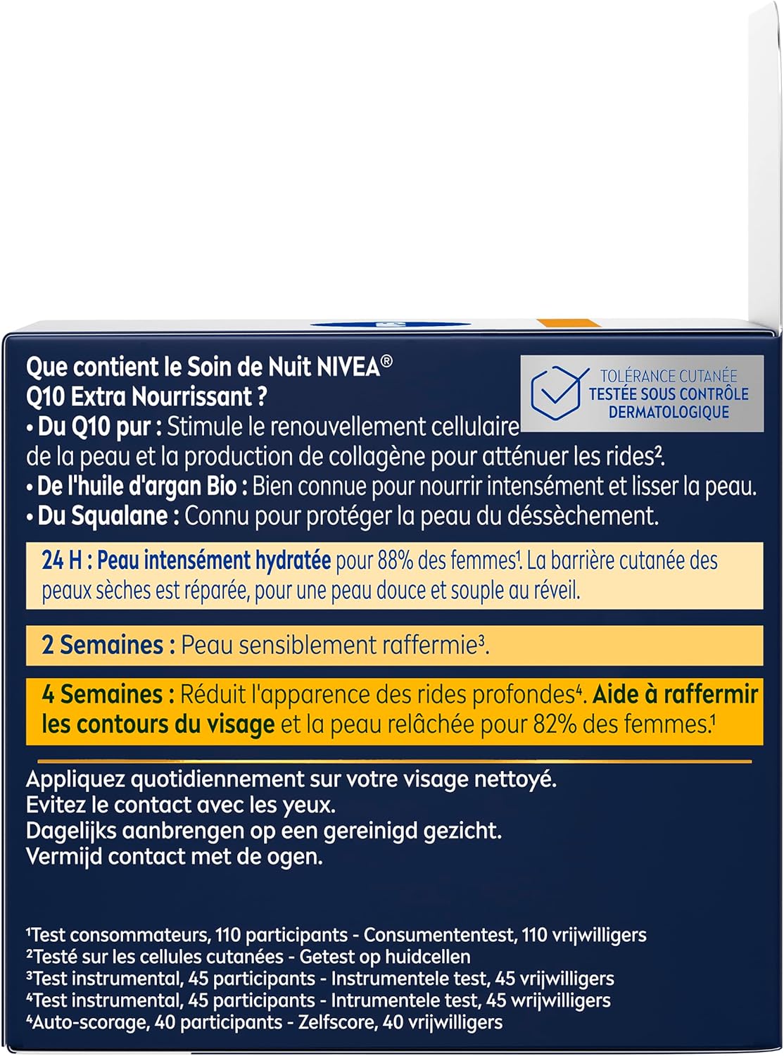 Detalle de NIVEA Q10 Power crema nocturna nutritiva 50 ml