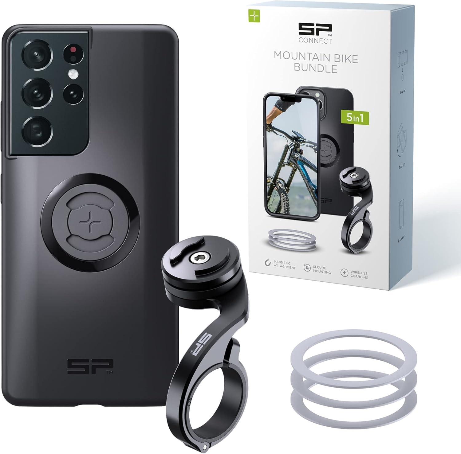 Detalle de SP CONNECT Mountain Bike Bundle SPC+ per Samsung S21 Ultra — Supporto impermeabile e sistema MTB