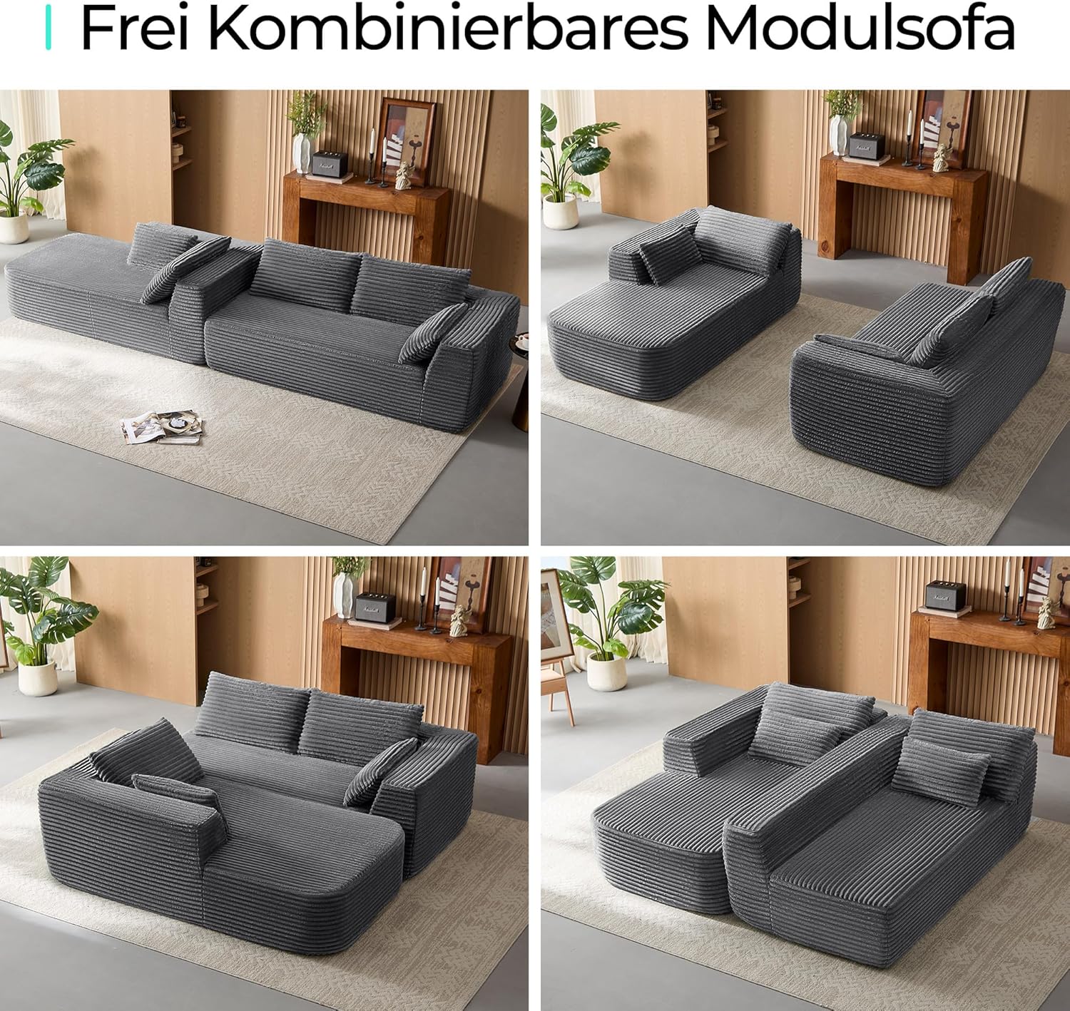 Thumbnail 6 de LINSY HOME Ecksofa 270 cm Schlafsofa
