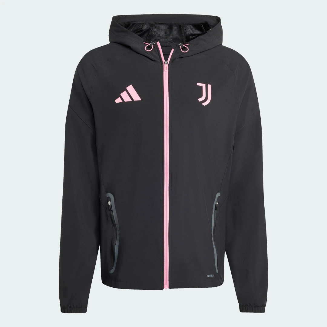 Detalle 2 de Chaqueta Juventus Tiro 25 Competition Vis Tech Travel de Adidas