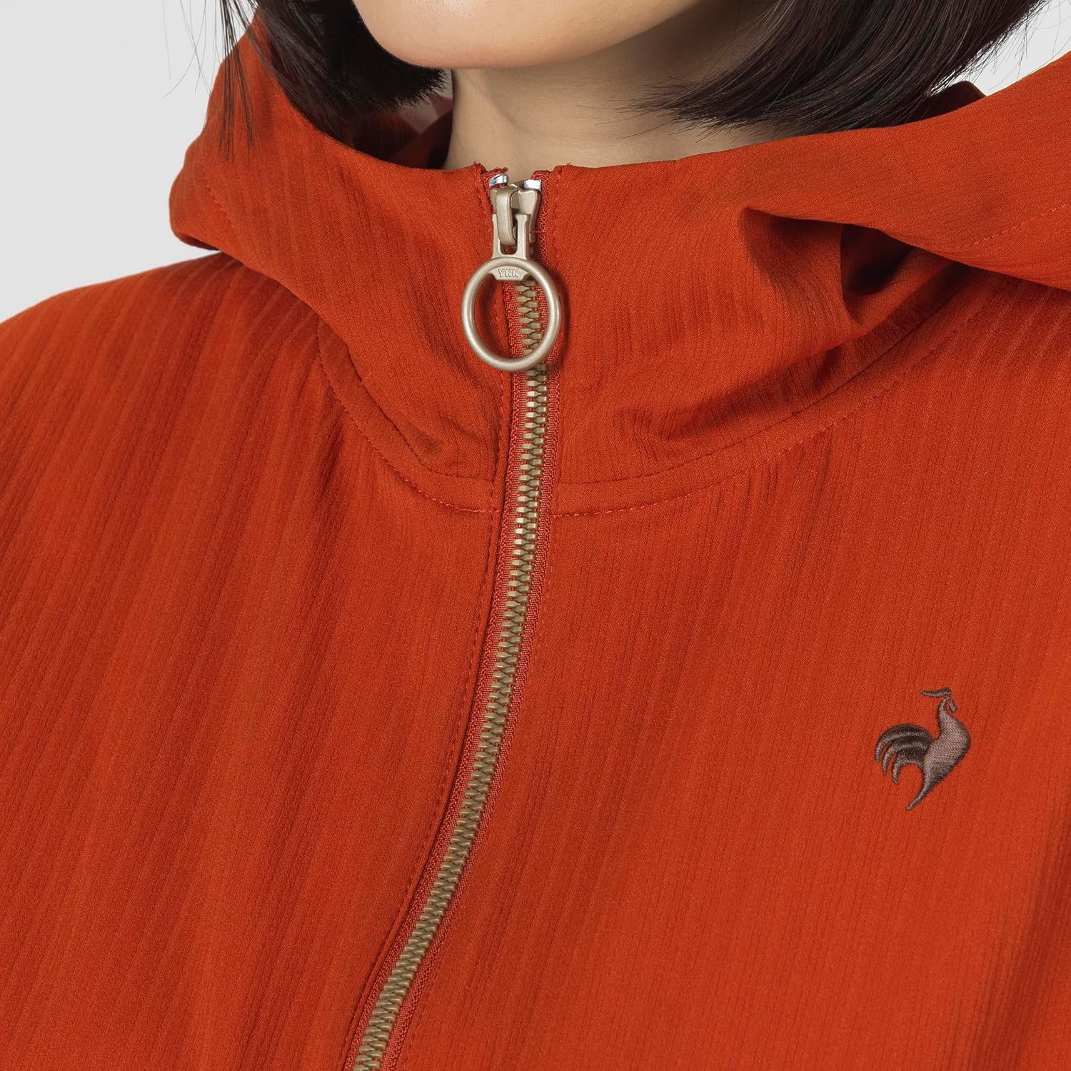 Detalle de le coq sportif LT6FJK21L レディース ジャージリブクロスジャケット UVカット・吸汗速乾