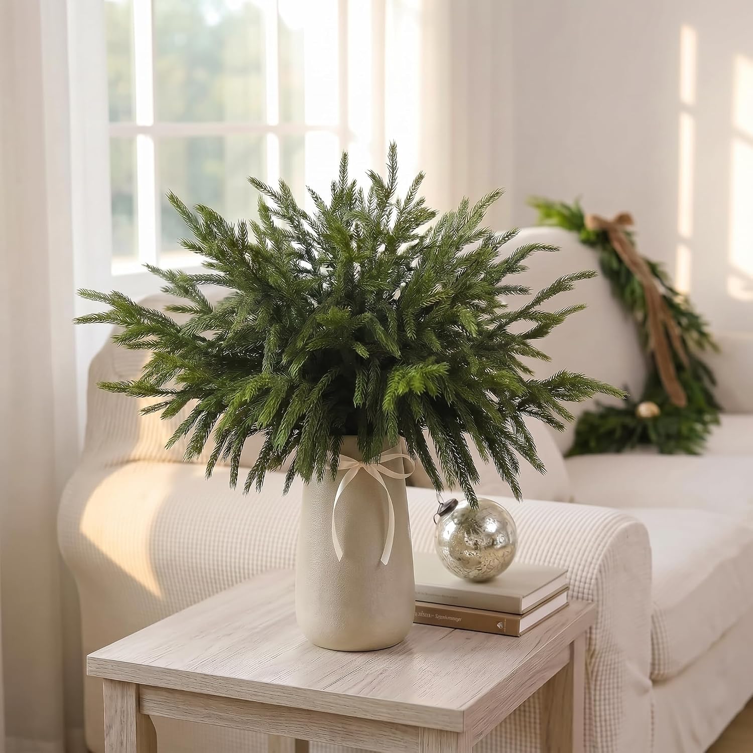 Thumbnail 6 de Artificial Norfolk Pine Branches, 18 Inches