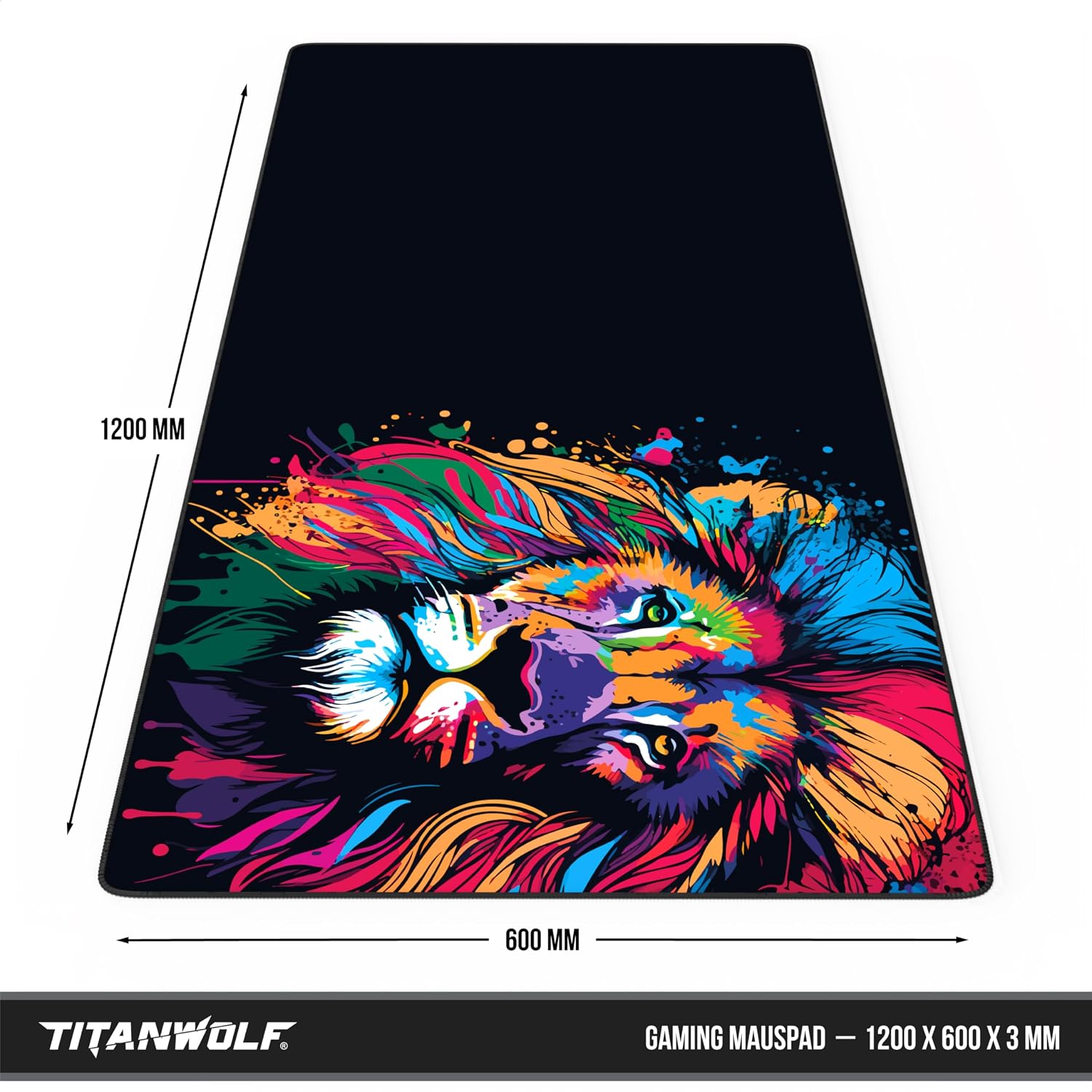 Thumbnail 1 de Titanwolf XXXL Mauspad 1200x600 mm