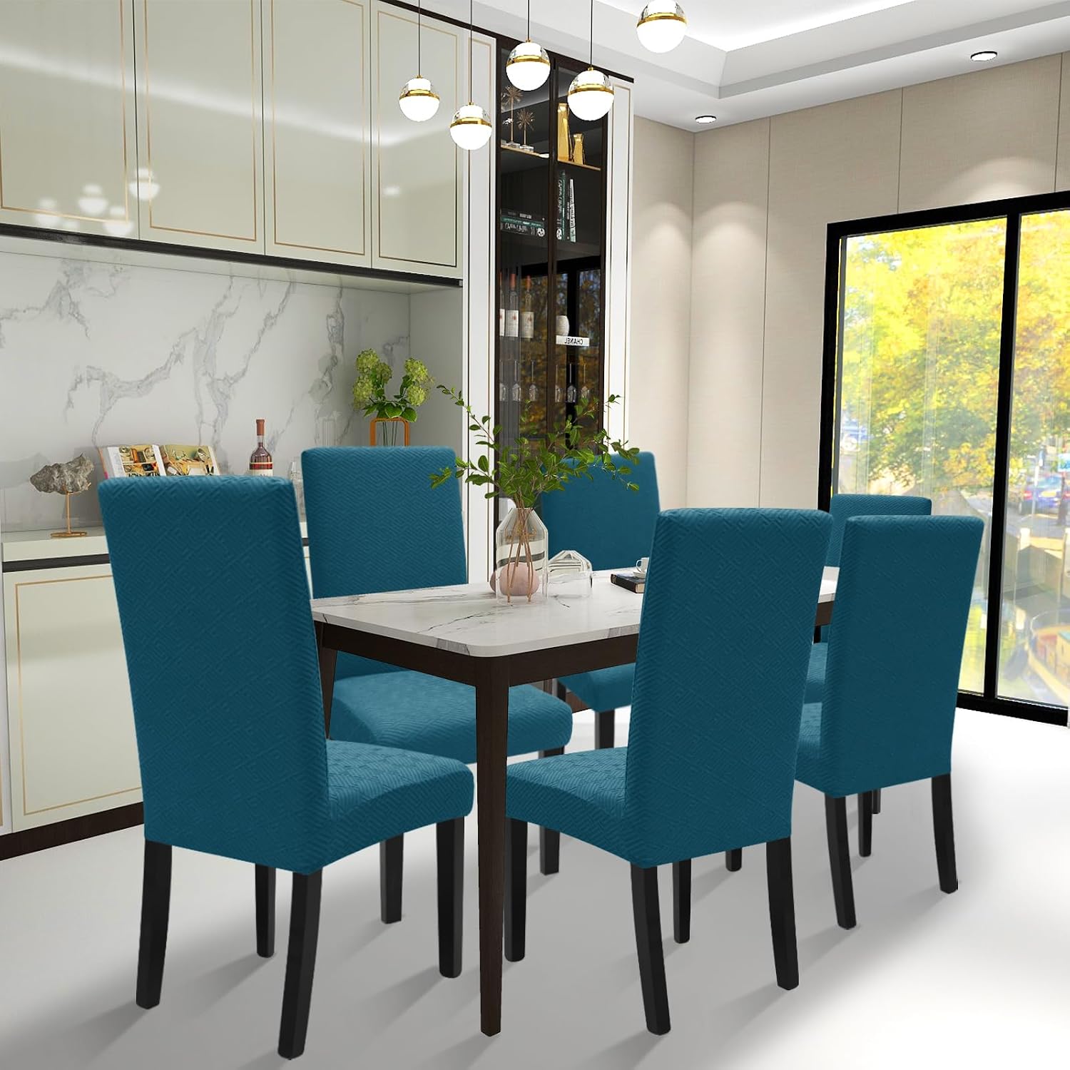 Thumbnail 1 de Ystyle Housse De Chaise 6 Pièces Extensible