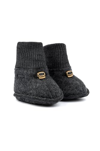 Thumbnail 1 de Mikk-line Chaussettes bébé laine anthracite ⚙