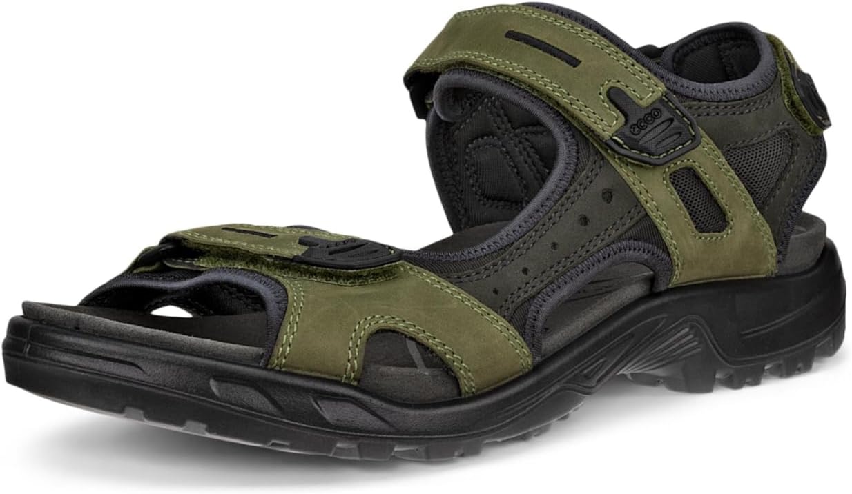 Detalle de ECCO Mens 2026 Offroad Yucatan Lightweight Flexible Durable Leather Sandals