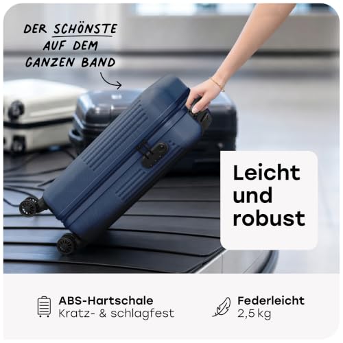 Detalle de Travelite Handgepäck Koffer Bali Größe S – 55 x 39 x 20 cm, 2,5 kg, ABS Hartschale