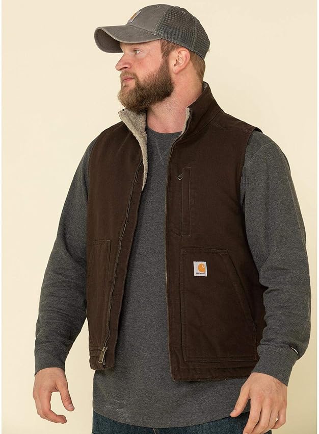 Detalle 1 de Carhartt Washed Duck chaleco trabajo 12 oz/yd² M