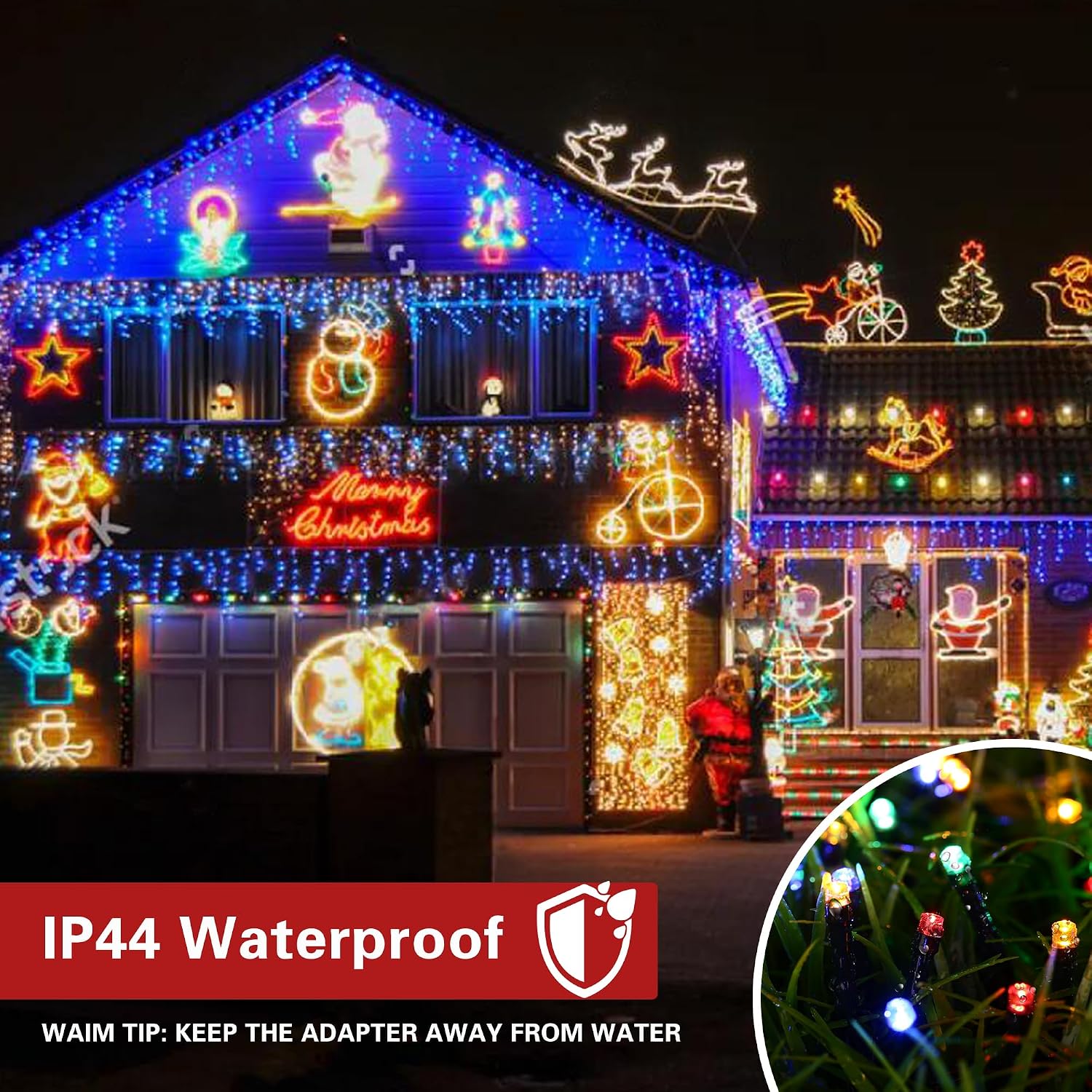 Detalle de Toodour Christmas String Lights 82 ft