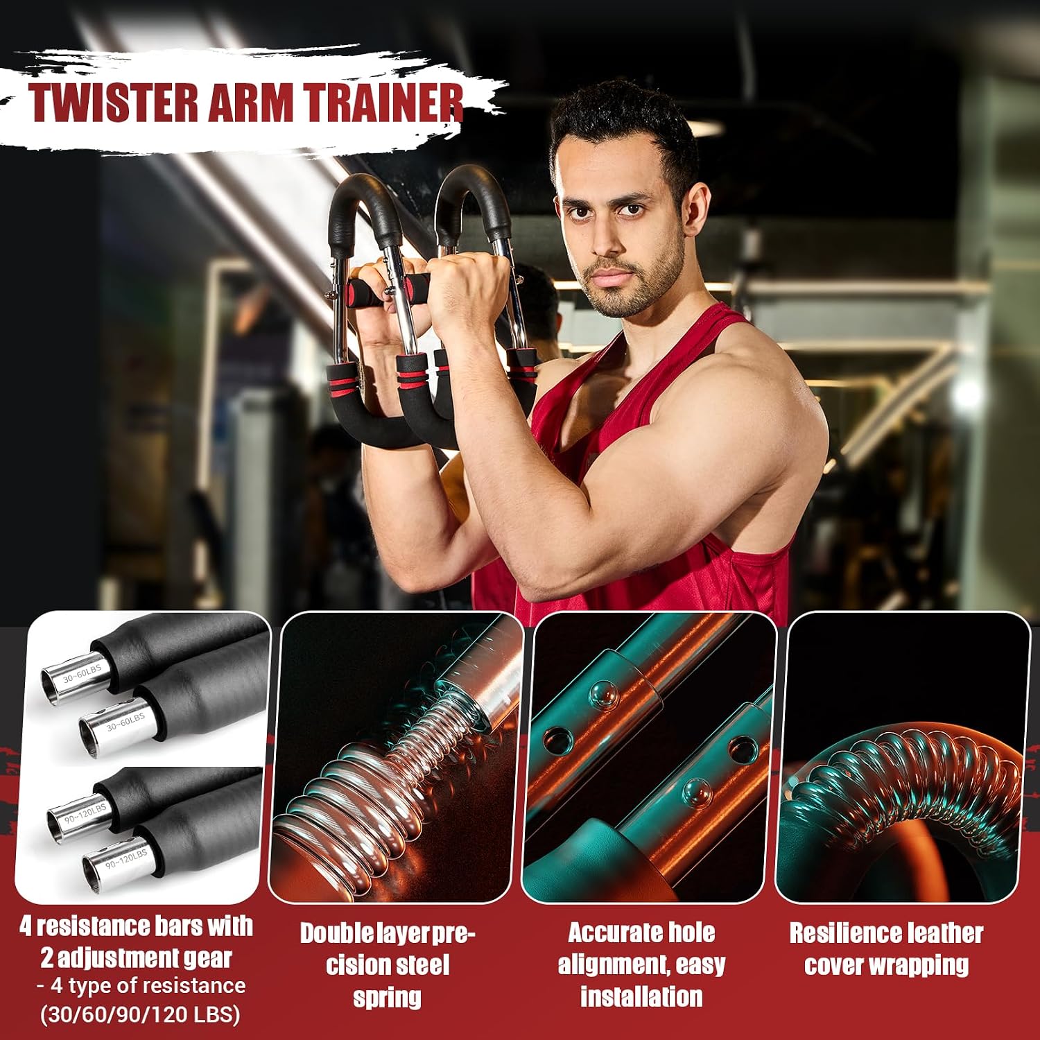 Thumbnail 1 de nooncrazy Twister Arm Trainer 30-120lbs