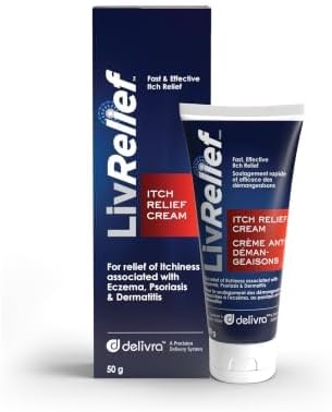 Detalle de LivRelief Itch Relief Cream, 50 g Hydrocortisone Anti-Itch Cream