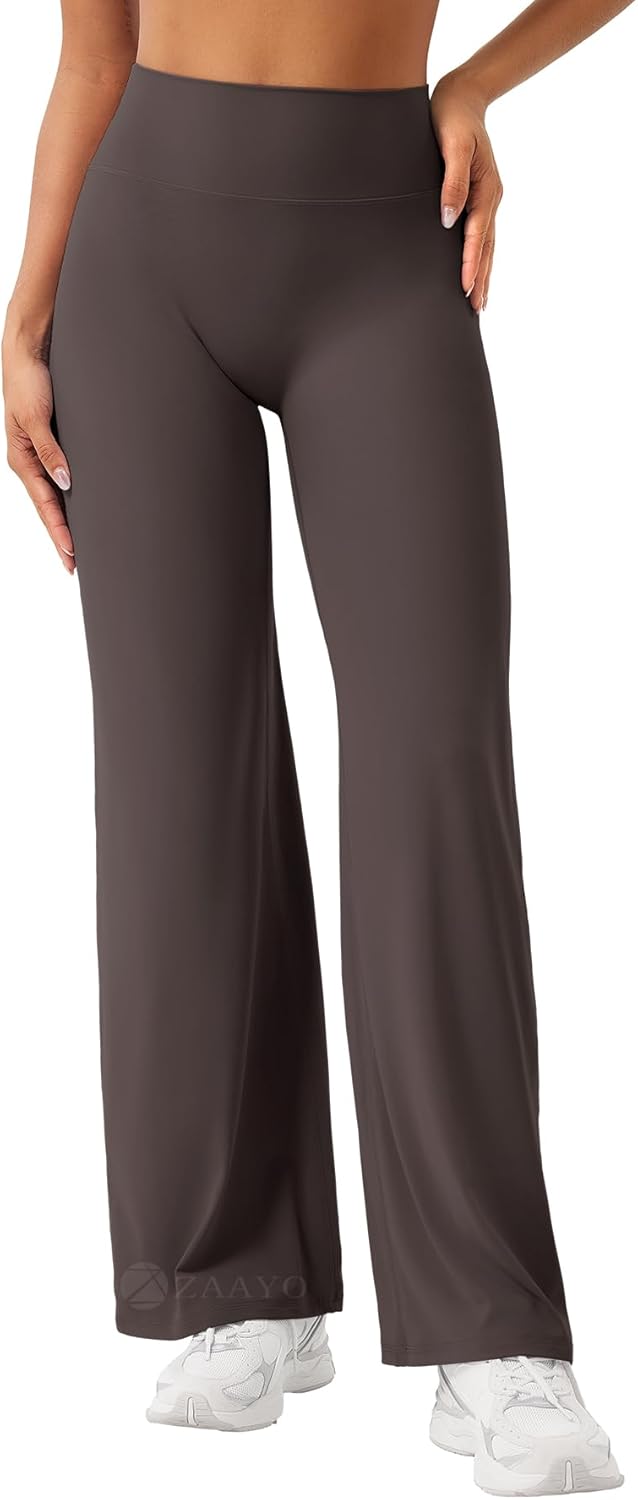Thumbnail 6 de ZAAYO Nahtlose Straight Leggings Damen – Hohe Taille, Flared, ideal für Yoga und Freizeit