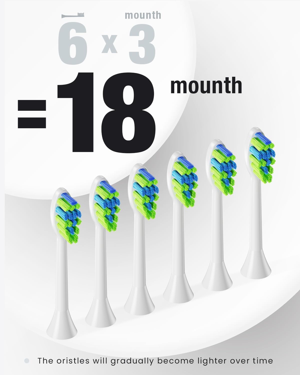 Detalle de 7AM2M Sonic Electric Toothbrush for Adults & Kids (Pink) with 6 Brush Heads, 5 Modes, Type-C Charging, and Up to 120 Days on a Single Charge