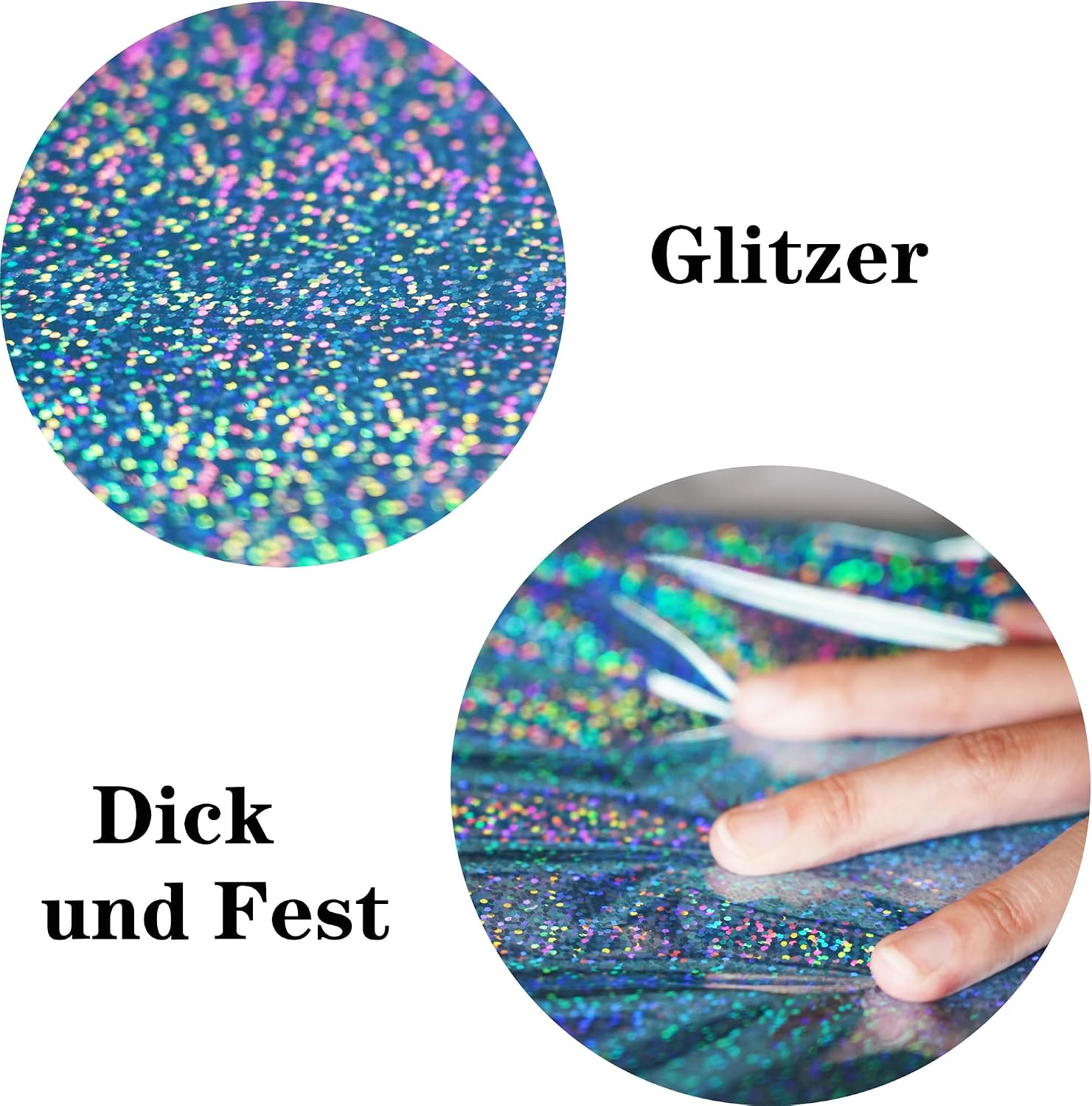 Detalle de GREATRIL Blau Glitzer-Tischdecke Foil 137 x 274 cm – Einweg, wasserabweisend, ideal für Meerjungfrau- oder Frozen-Themen