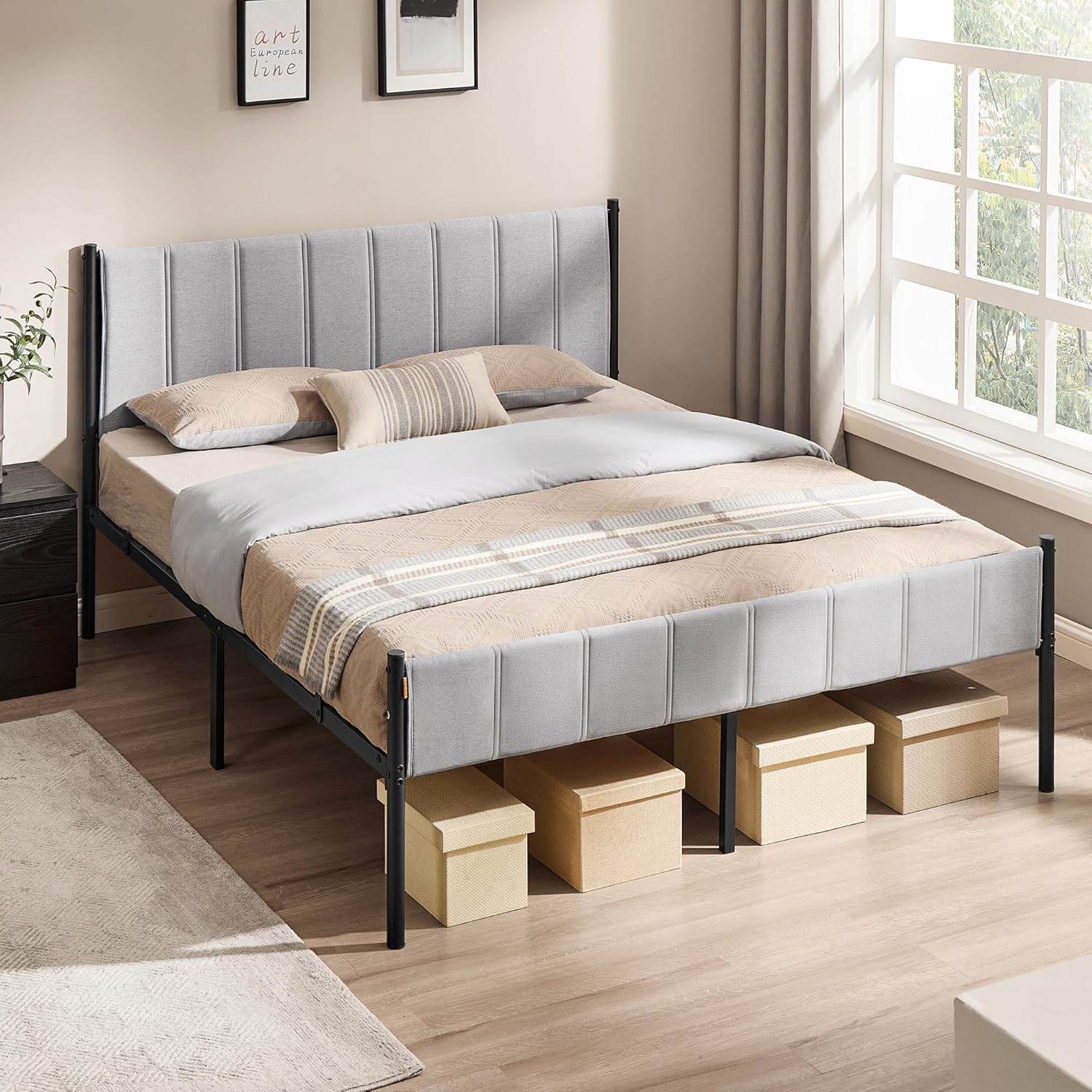 VASAGLE RMB975G01 Struttura Letto 160x200