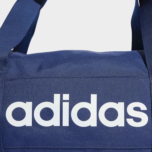 Thumbnail 4 de adidas Essentials Linear Duffel Bag unisex (XS) en azul marino y blanco