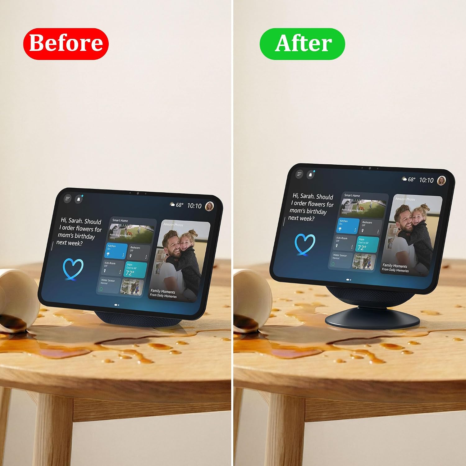 Detalle de PlusAcc Stand for Show 11 & Show 8 (2025 Release) and iPhone Models — Adjustable Tilt Table Display