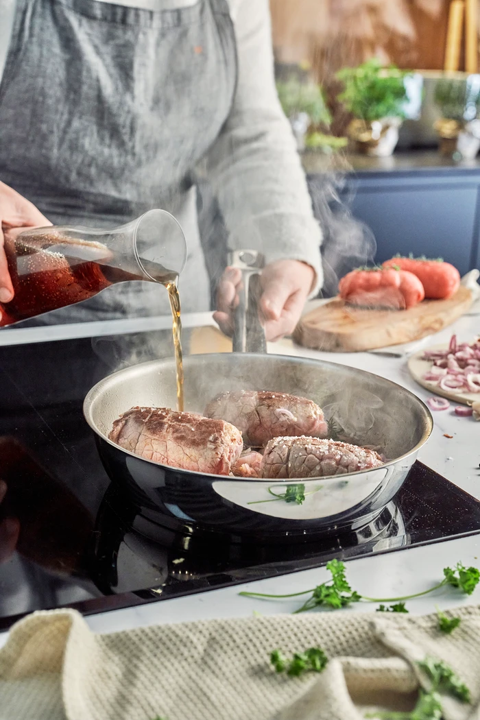 Thumbnail 4 de Demeyere Cosi 3 Edelstahl-Bratpfanne 28 cm