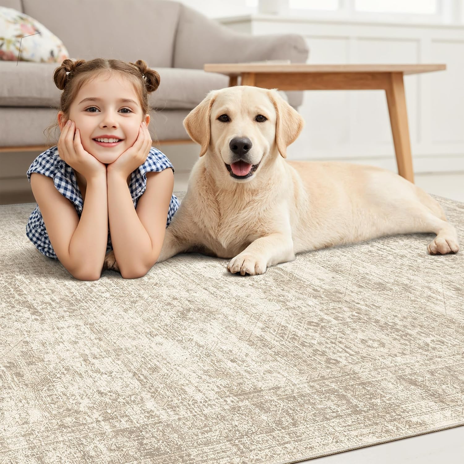Thumbnail 2 de Soalmost 10x14 Vintage Area Rug for Living Room 📐