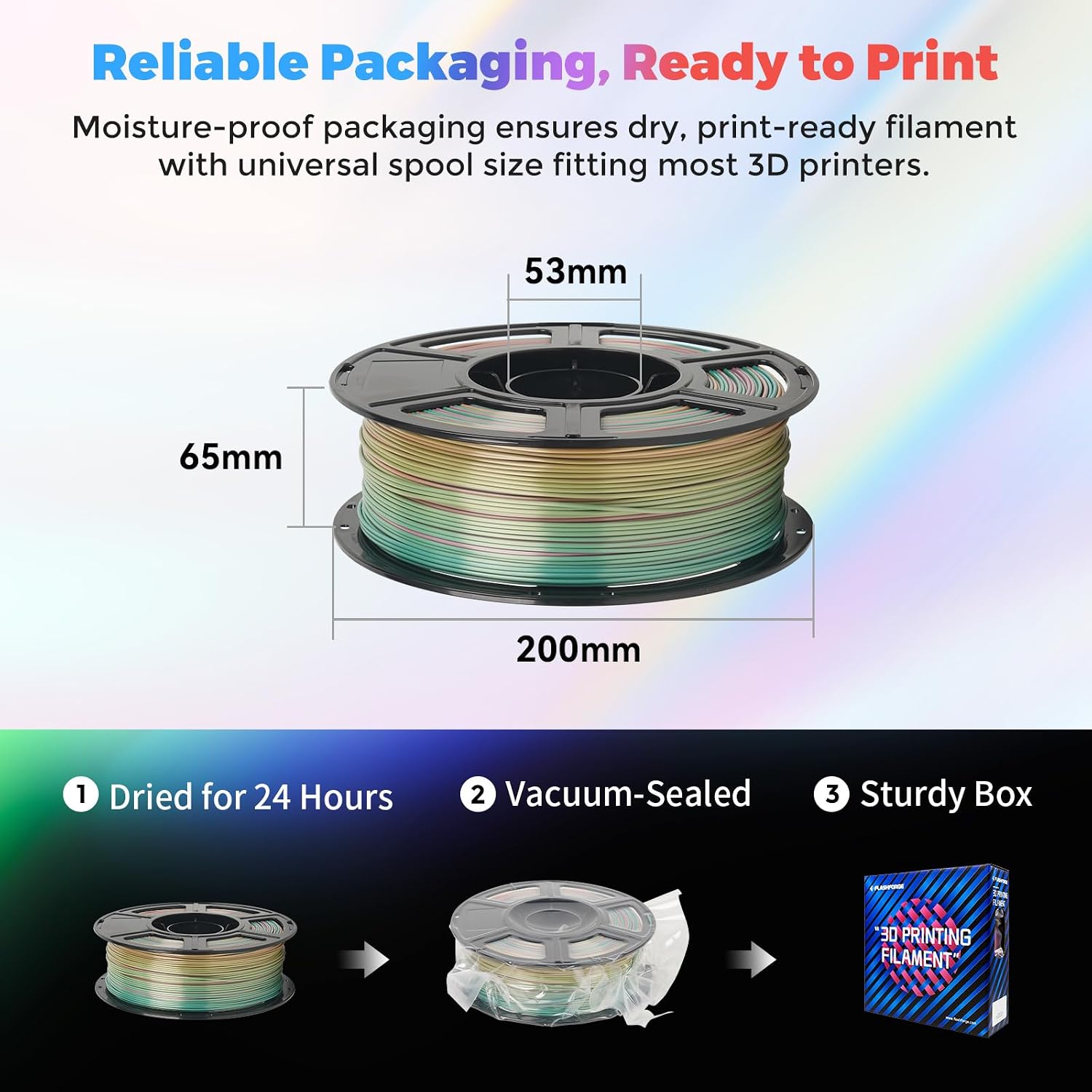Thumbnail 6 de FLASHFORGE Silk PLA Filament 1.75mm