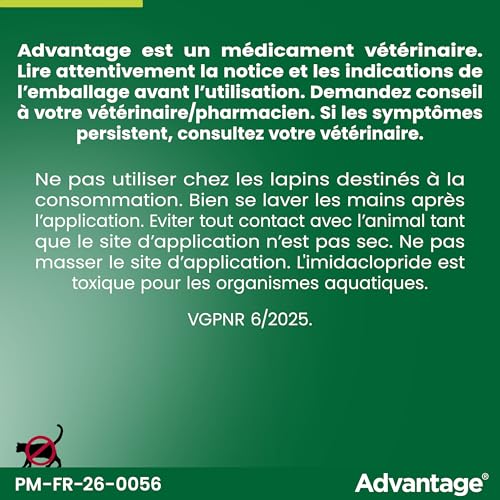 Thumbnail 7 de Advantage Chat & Lapin +4 kg – Pipettes anti puces (6 x 0,8 ml) pour chats et lapins