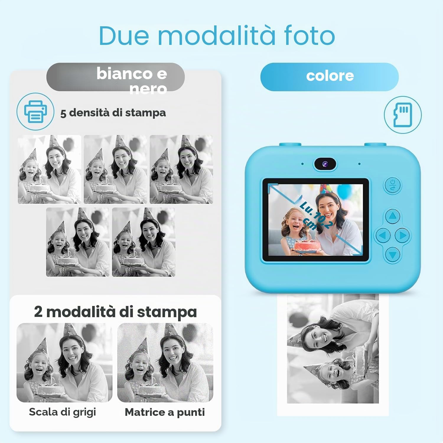 Detalle 2 de ASTGMI Bambini istantanea 2,4 pollici 1080P